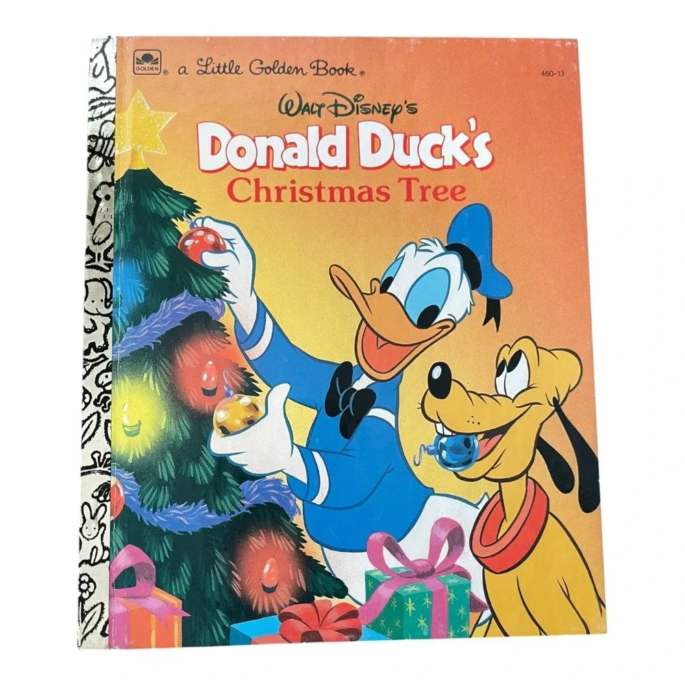 Walt Disney's Donald Duck's Christmas Tree Little Golden Book 1993 Vintage